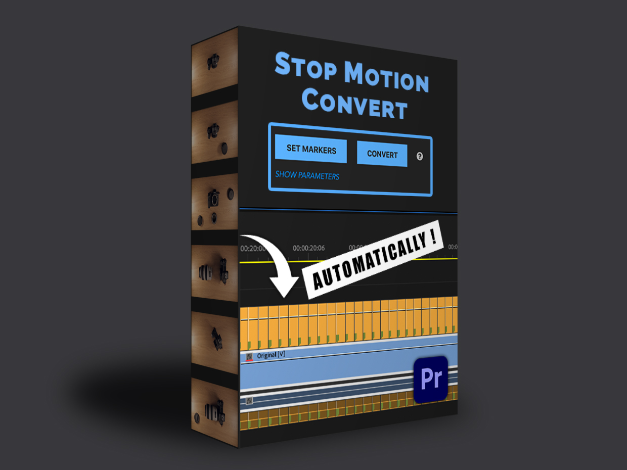 Stop Motion Convert extension for Adobe Premiere Pro